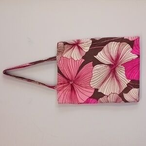 Old Navy Pink and Brown Corduroy Tote Bag